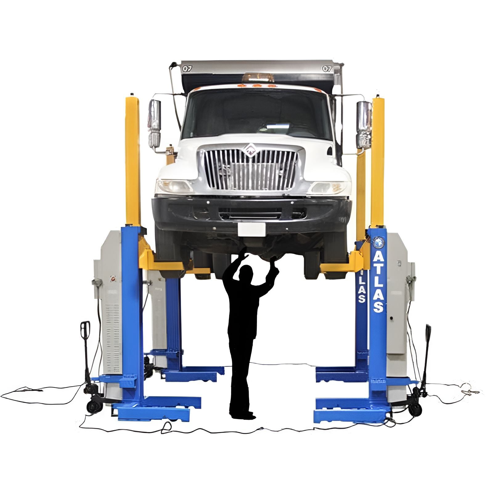 Atlas ML-4030BC 16,500lb Mobile Column Lift (4-pack) - ALI Certified
