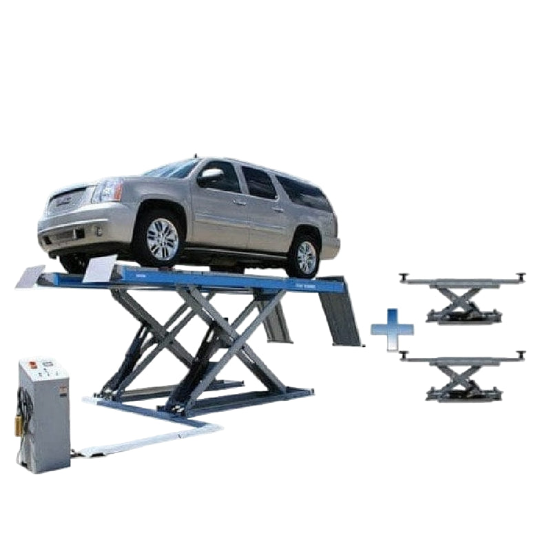 Atlas 12ASL Alignment Scissor Lift and RJ-6 Rolling Jack Combo