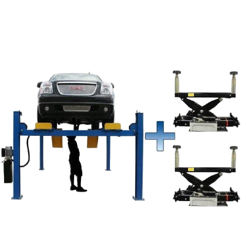 Atlas 414A Alignment Lift + RJ8 Rolling Jacks Combo