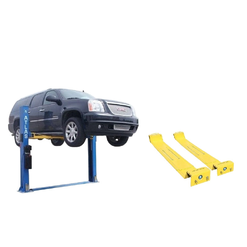 Atlas BP8000 2-Post Lift + Lawn Mower Adapter Combo