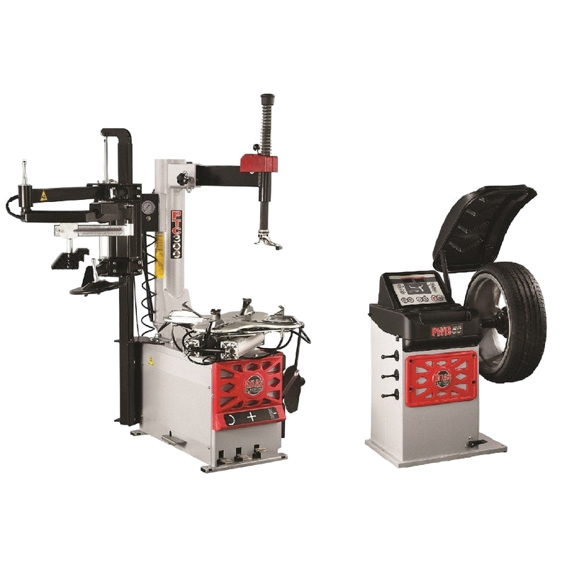 Atlas Platinum PTC300 Tire Changer + PWB50 Wheel Balancer Combo Package