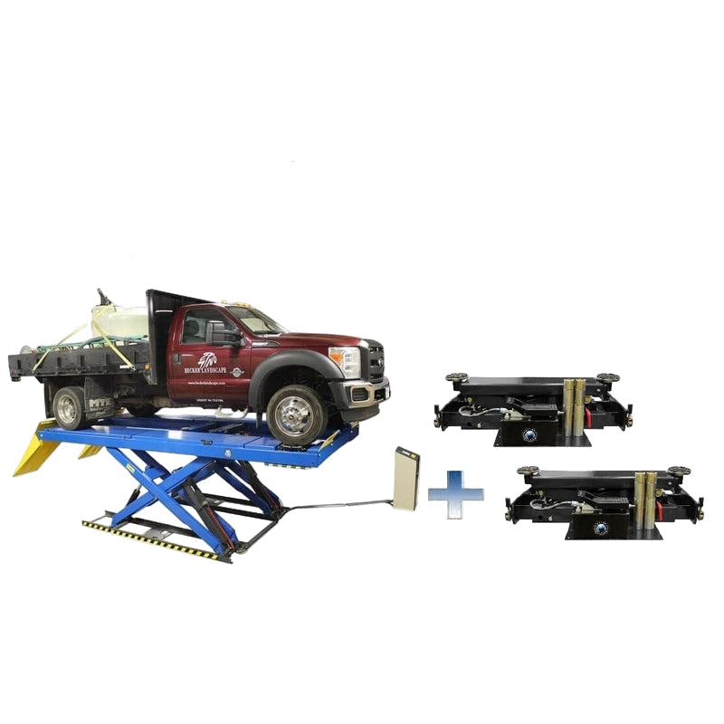 Atlas PX16A Scissor Alignment Lift and RJ8 Rolling Jack Combo