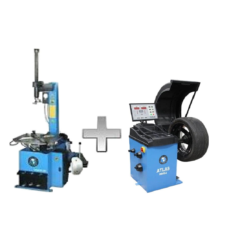 Atlas TC229 Tire Changer + WB49-2 Wheel Balancer Combo Package