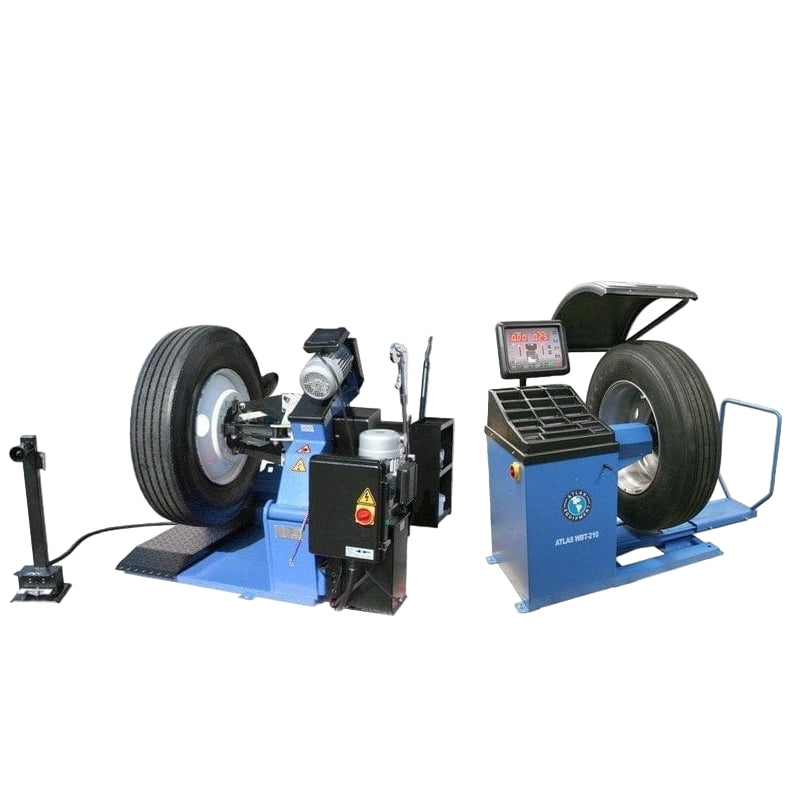 Atlas TTC301 Truck Tire Changer + WBT-210 Heavy Duty Wheel Balancer Combo