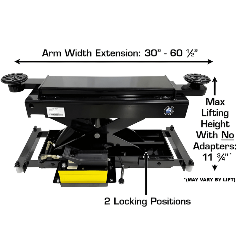 Atlas Pro9000 4-Post Lift + (2) RJ45A Rolling Bridge Jack Combo