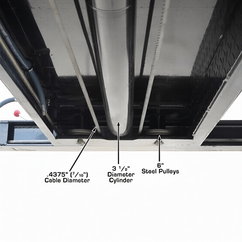 Atlas Pro9000 4-Post Lift + (2) RJ45A Rolling Bridge Jack Combo