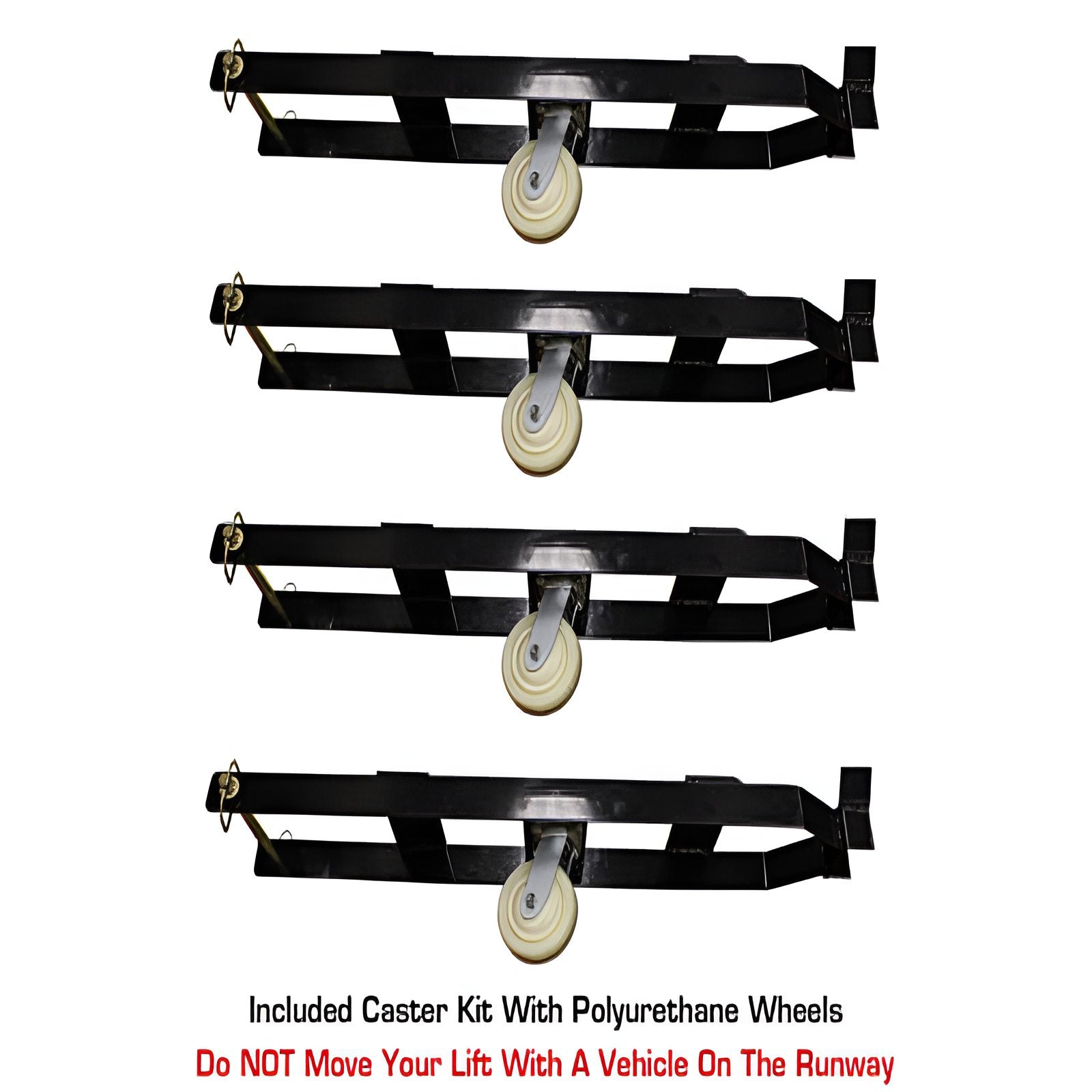Atlas Pro9000 4-Post Lift + (2) RJ45A Rolling Bridge Jack Combo