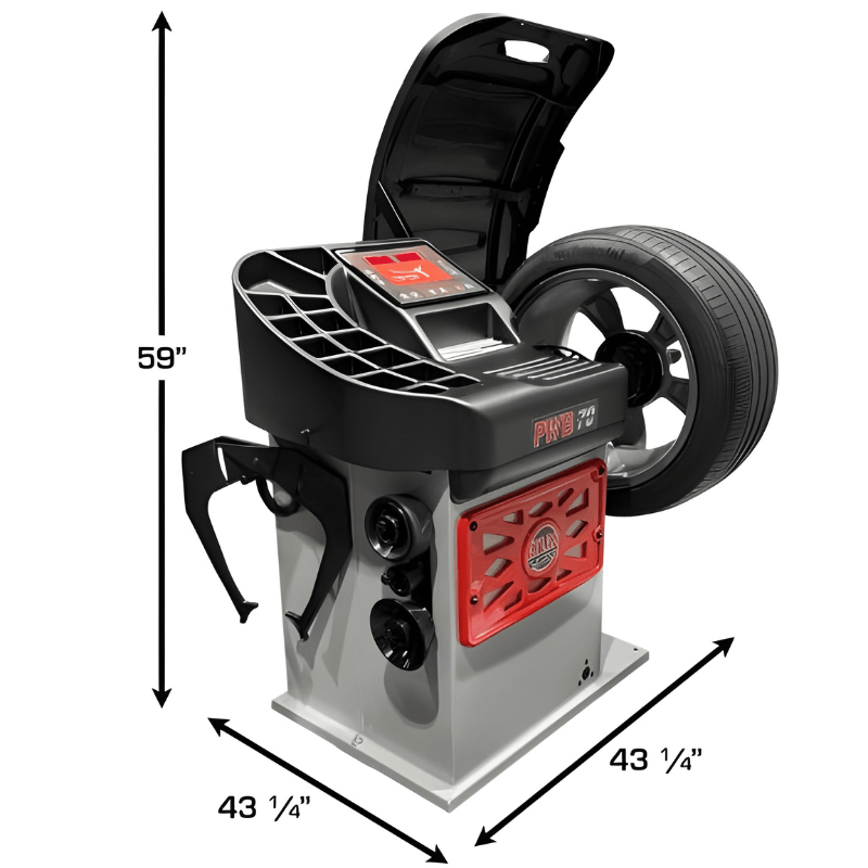 Atlas Platinum PWB70 Motorized Spin Wheel Balancer with Laser