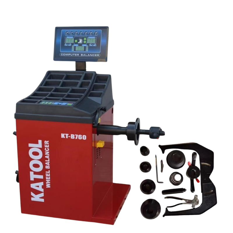 KATOOL KT-T880 Center Post Tire Changer + KT-B760 Wheel Balancer Combo