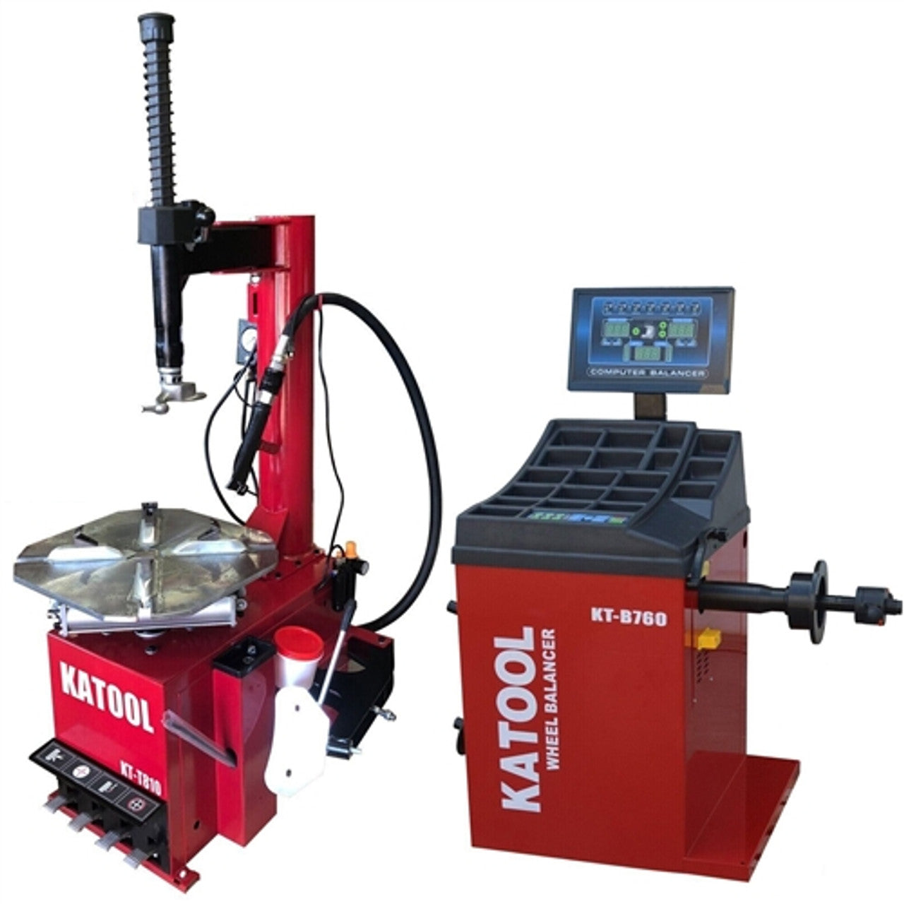 Katool Tire Changer KT810 & Wheel Balancer KT-B760 Combo