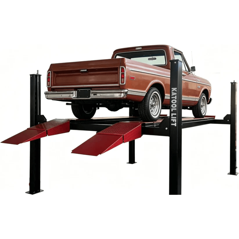 Katool KT-4M110PA 11,000 lb. 4-Post Alignment Lift with 7,000 lb Rolling Jack