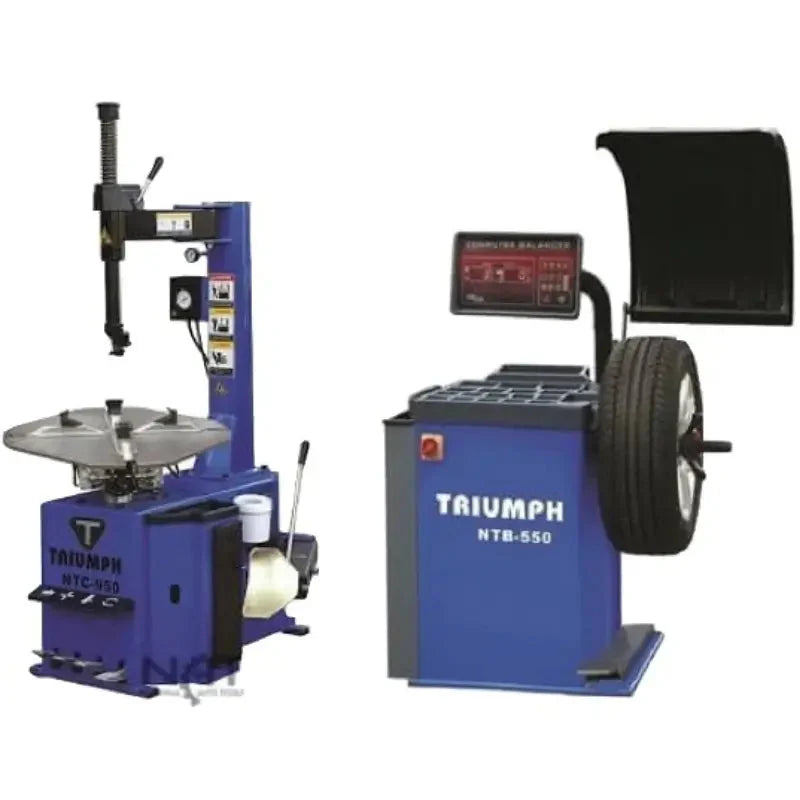 Triumph NTC-950 Tire Changer with NTB-550 Wheel Balancer Combo