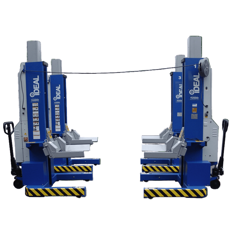 iDEAL MSC-18K-X-472 Mobile Column Lift, Four Column Set, 72,000 lbs. ALI Certified