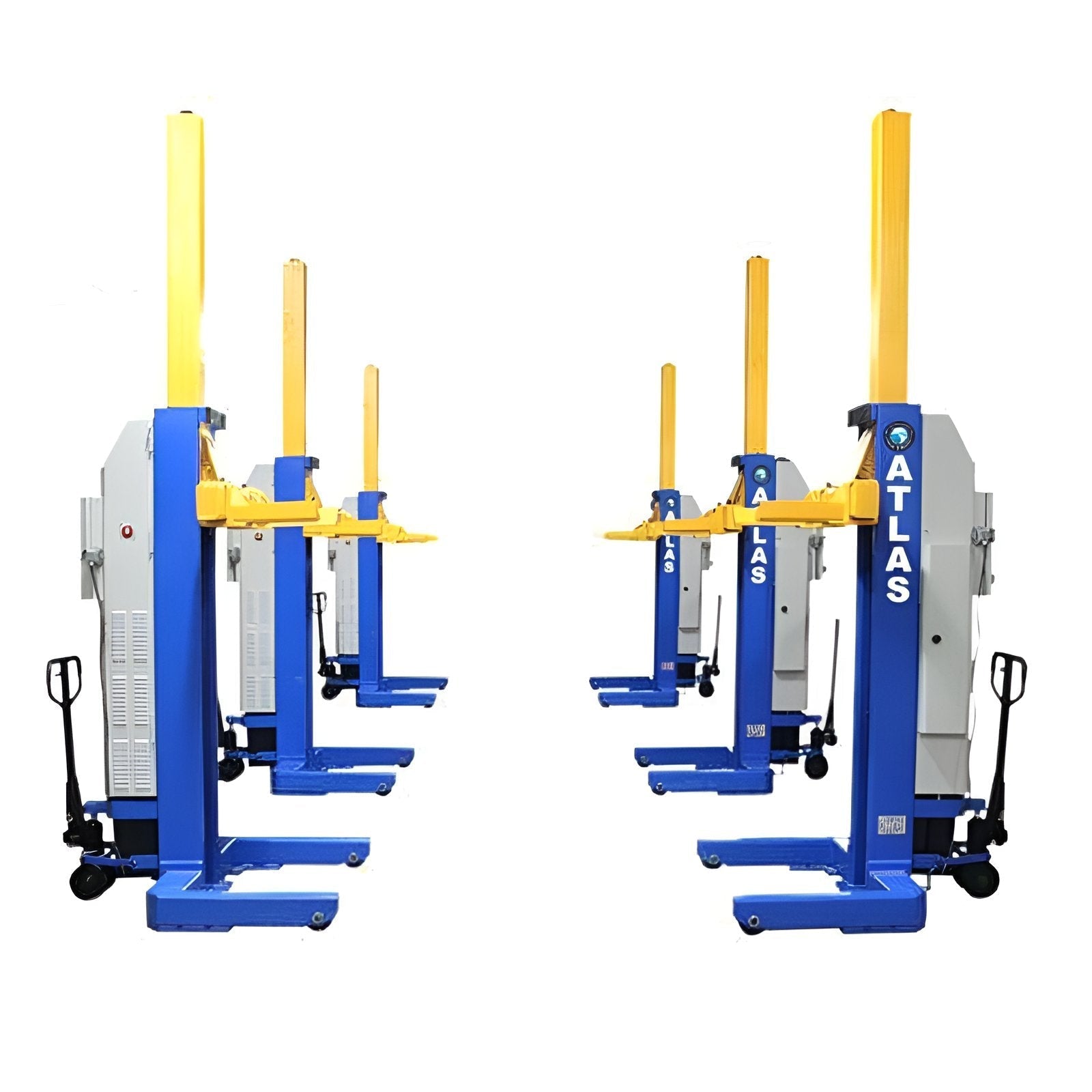 Atlas ML-6045BC 16,500lb Mobile Column Lift System (6 Pack) - ALI Certified