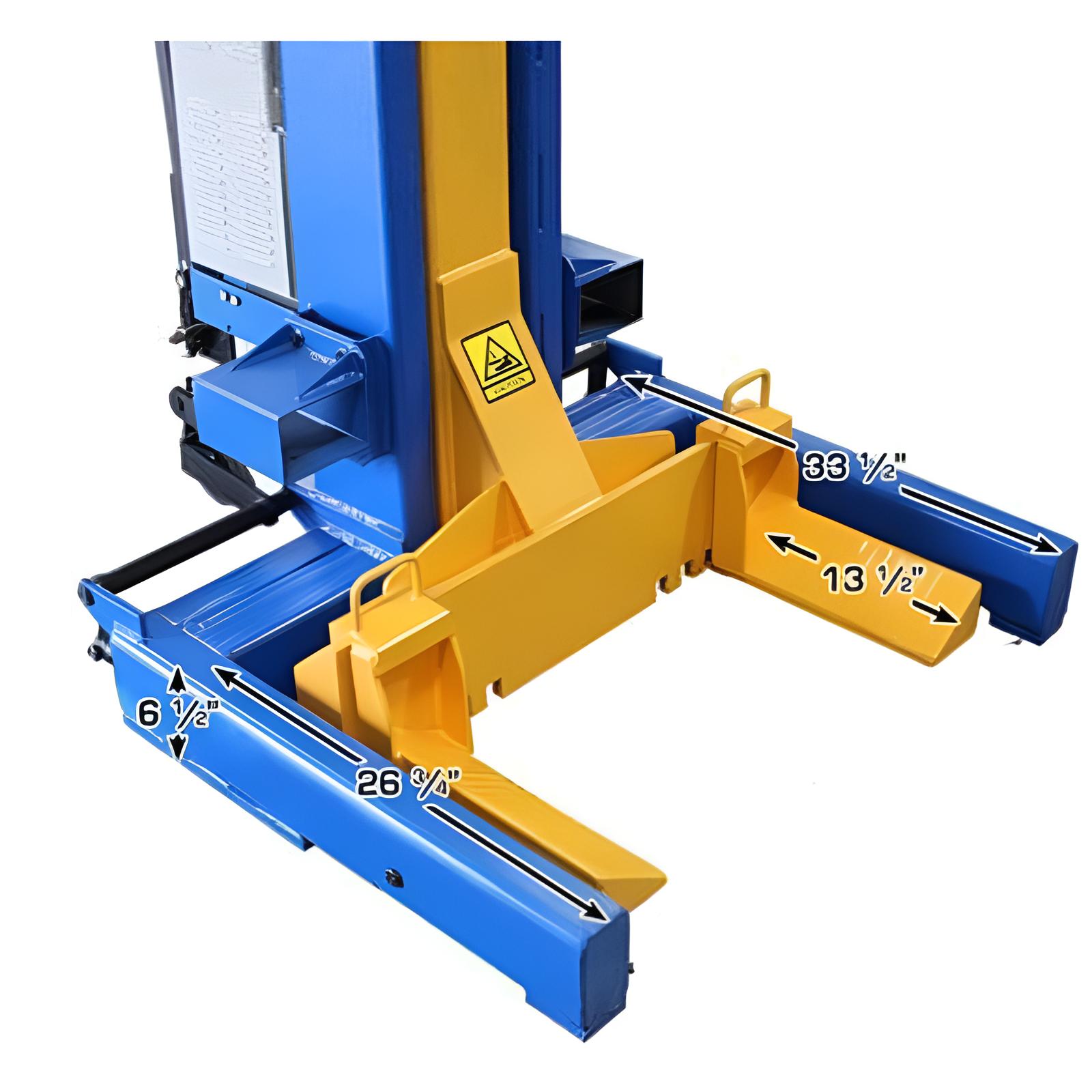 Atlas ML-6051BC 18,500lb Mobile Column Lift System (6-Pack) - ALI Certified
