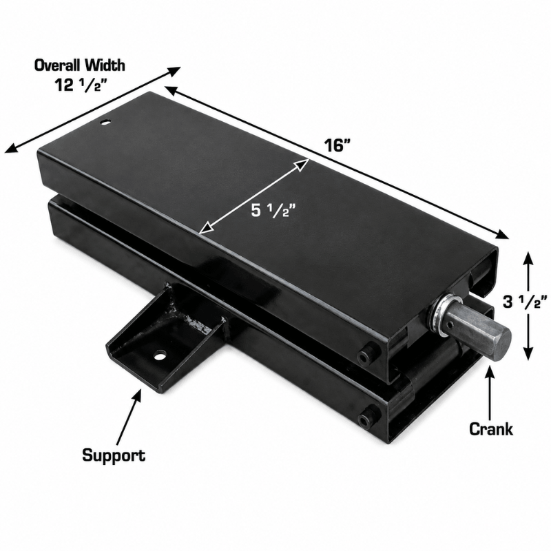 Atlas ATEHTBJ Blackjack Motorcycle and ATV Center Jack with Adapters