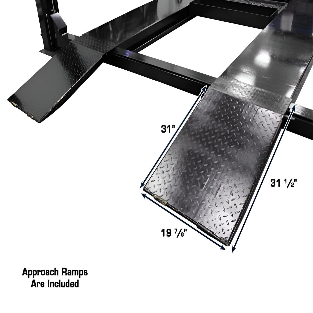 Atlas Pro9000 4-Post Lift + (2) RJ45A Rolling Bridge Jack Combo