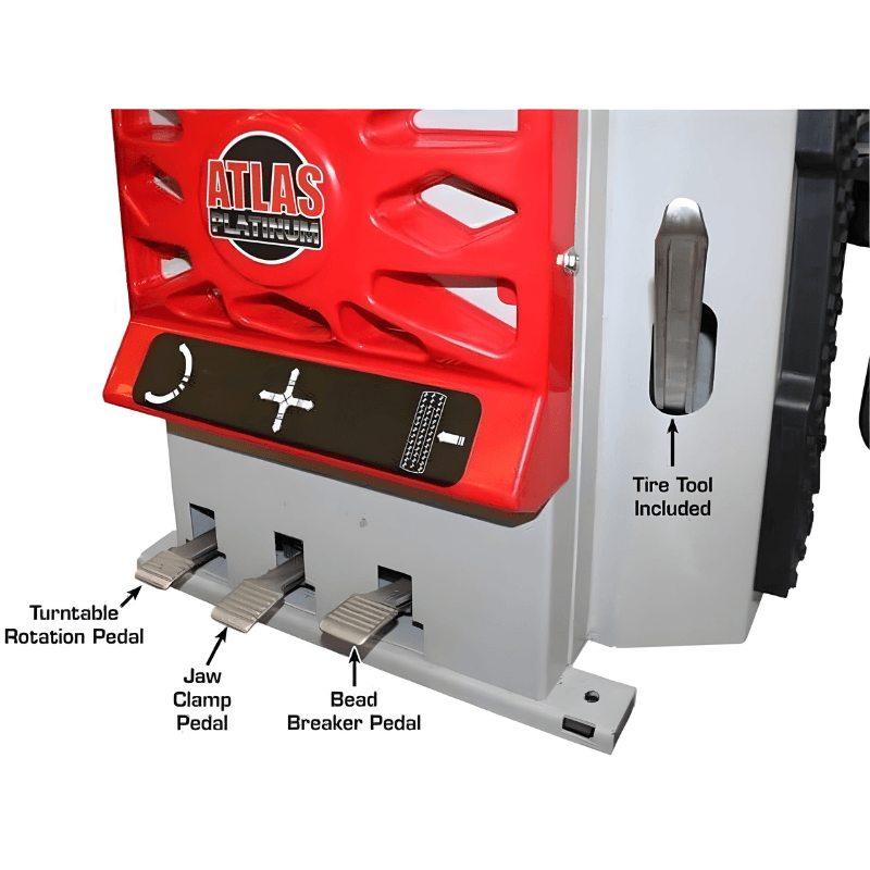 Atlas Platinum PTC300 + PWB70 Tire Changer and Wheel Balancer Combo