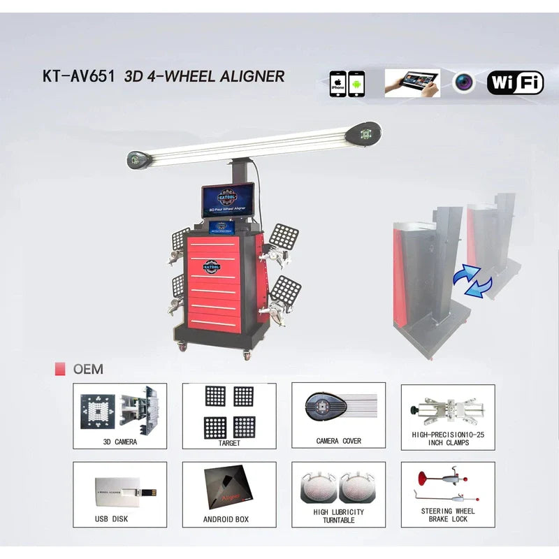 Katool KT-AV651 Wheel Alignment Machine