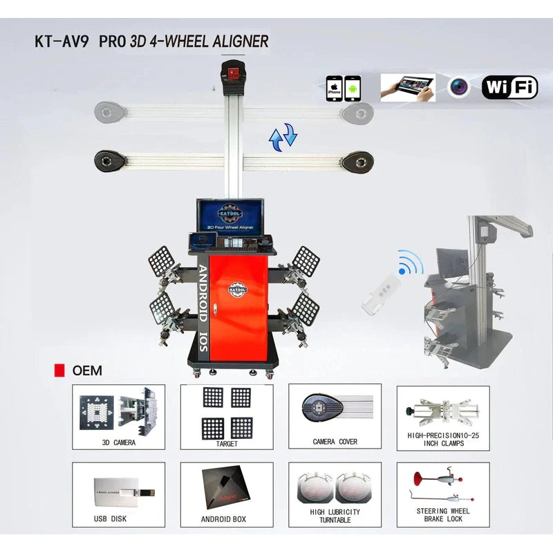 Katool KT-AV9 Wheel Alignment Machine Full-Automatic