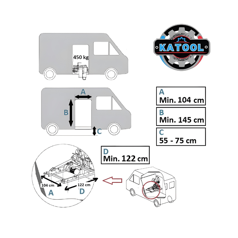 Katool KT-308 Mobile Tire Changer