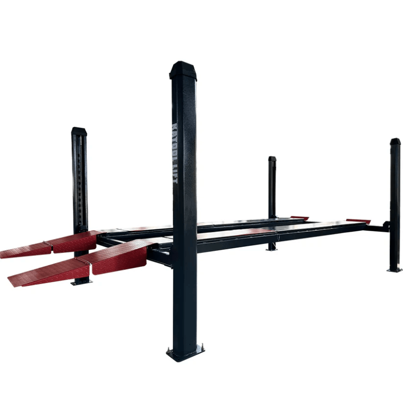Katool KT-4H120X 12,000lb 4 Post Alignment Lift - Includes Rolling Jack