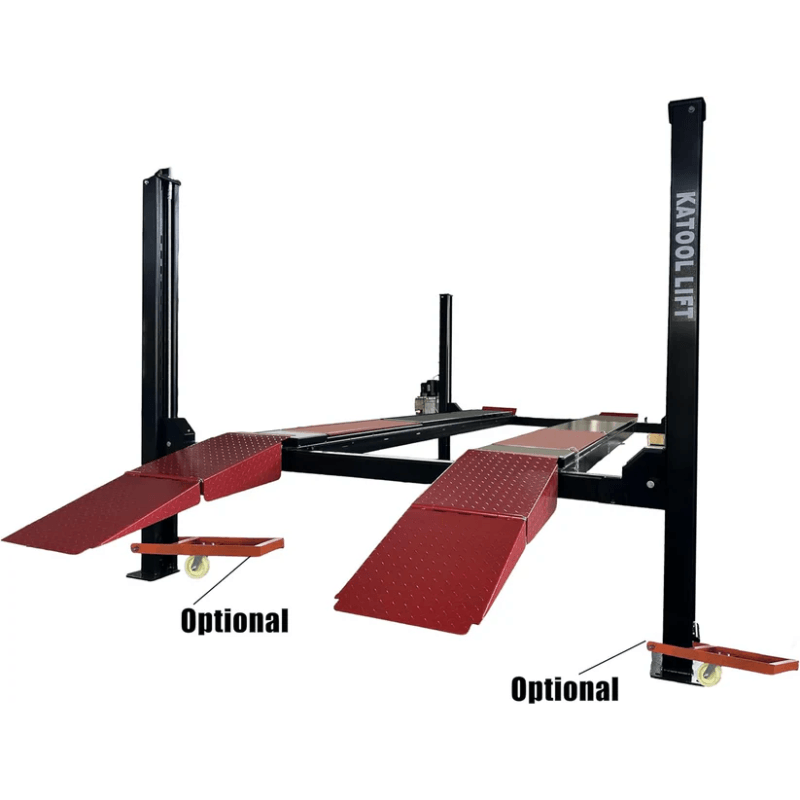 Katool KT-4M110PA 11,000 lb. 4-Post Alignment Lift with 7,000 lb Rolling Jack