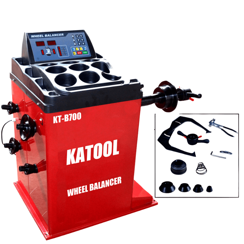 KATOOL KT-T880 Center Post Tire Changer + KT-B700 Wheel Balancer Combo