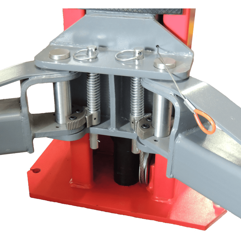Launch Tech USA TLT240SC 9,000 lb Two Post Car Lift Clear Floor - Asymmetric