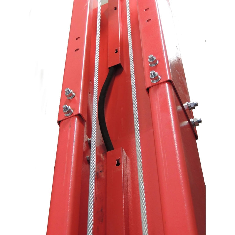 Launch Tech USA TLT240SC 9,000 lb Two Post Car Lift Clear Floor - Asymmetric