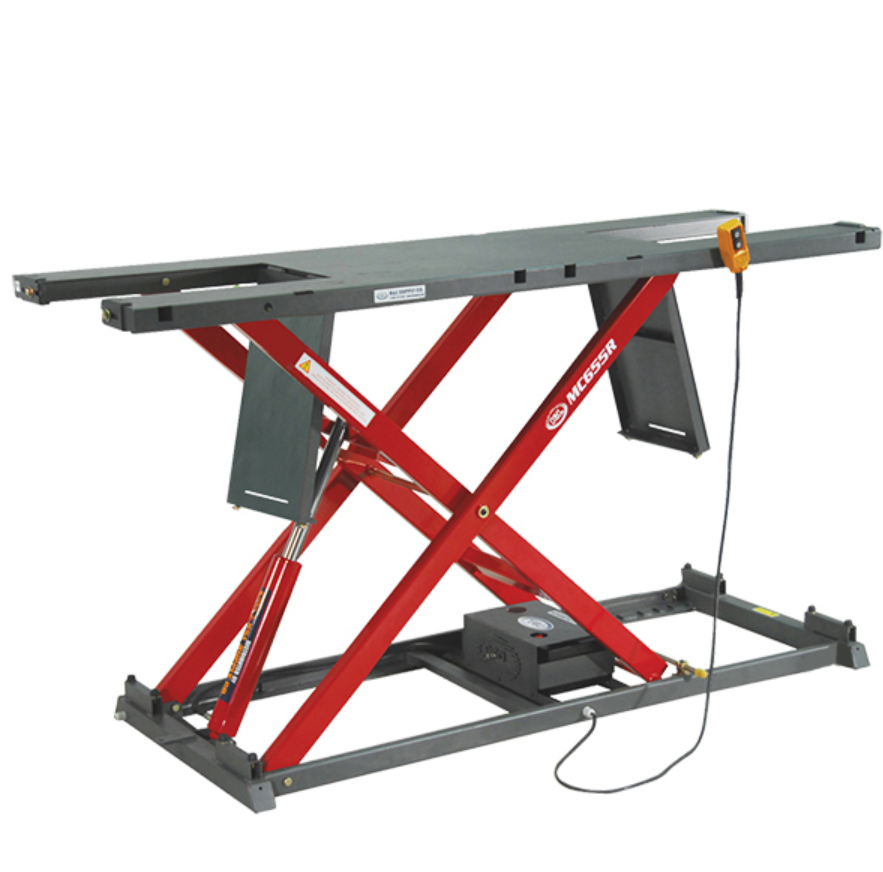 K&L Supply MC655R Heavy Duty Hydraulic Motorcycle Scissor Lift – 2,000 lb C