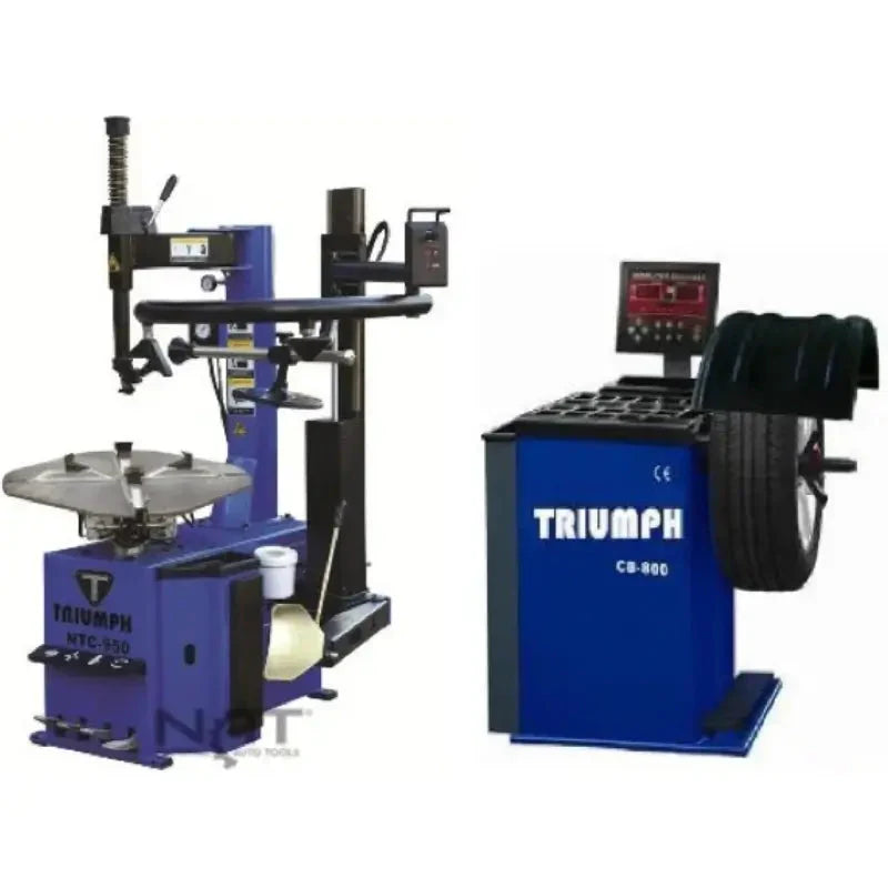 Triumph NTC-950-1 Tire Changer and NTB-800 Wheel Balancer Combo