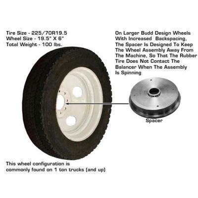 Atlas Large Truck Tire Adapter