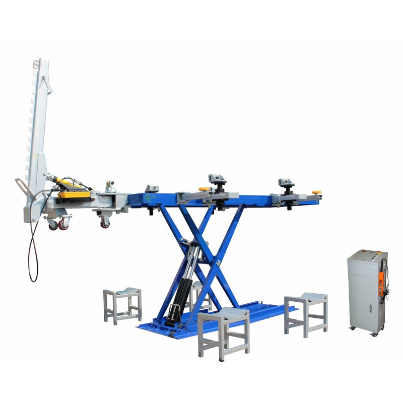 iDEAL FR-55 Frame Rack, Scissor Lift, 1P10T-5.5K (Includes 1 each - Chain with Universal Hook)